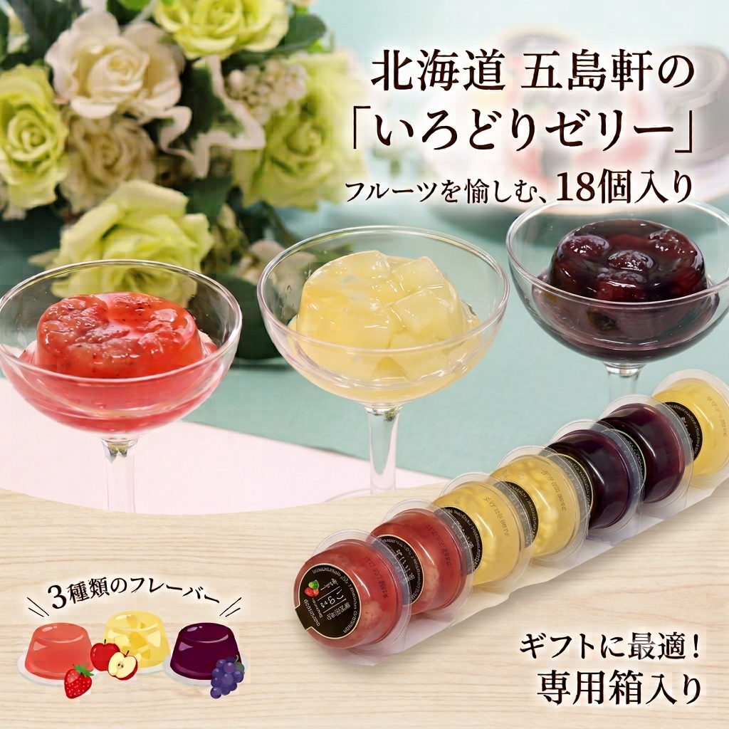 いろどりゼリー詰合18個入［夏季限定］