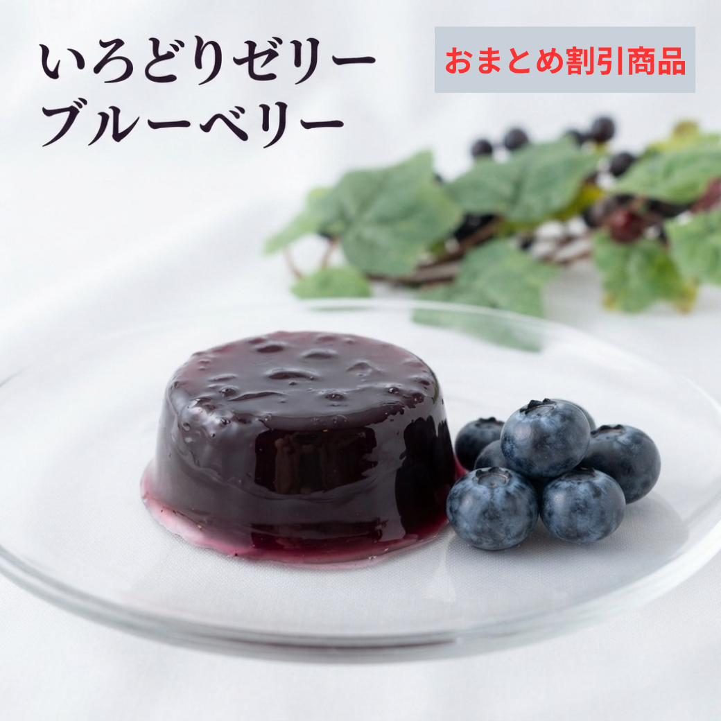 【おまとめ割引】いろどりゼリーブルーベリー［夏季限定］