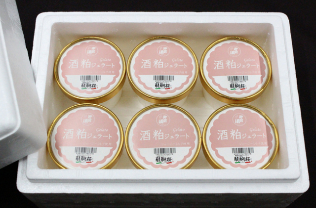 御前酒　酒粕ジェラート（6個入り）