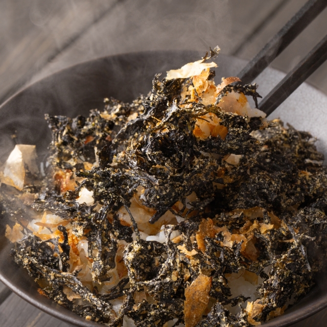 BARATUS　バラタス　かつお昆布醤油　ごはん　箸上げ