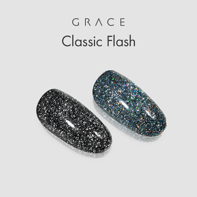 【ゆうパケット対象商品】粒子形状が均一でフラッシュ効果がすごい GRACE クラシックフラッシュ[会員割引対象]