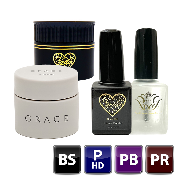 HEMAフリー フィルイン ベース+Pハード+アシッドレスプライマー+プライマーボンダーセット(各15ml)