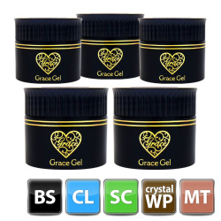 HEMAフリー グレース超よくばりセット(ベース・クリア・スカルプ・クリスタルワイプレストップ・マットトップ各15ml)