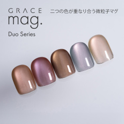 二つの色が重なり合う微粒子マグ マグジェル うるマグ キャッツアイネイル  GRACE mag.Duo Series[会員割引対象]