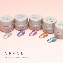 オーロラホロぎっしりクリア ラメジェル GRACE スパークリング 4ml