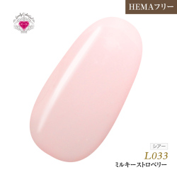 【ゆうパケット対象商品】HEMAフリー ラブリーカラージェル3ml ミルキーストロベリー L033