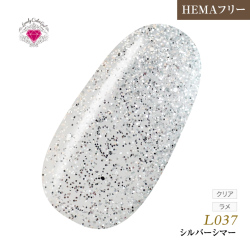 【ゆうパケット対象商品】HEMAフリー ラブリーカラージェル3ml シルバーシマー L037