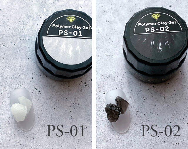 Rie!+パールトーン加工 ラブリーポリマークレイジェル4ml PS01～PS28 ジェムストーンシリーズ