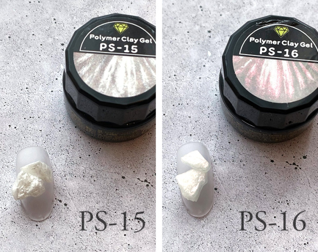 Rie!+パールトーン加工 ラブリーポリマークレイジェル4ml PS01～PS28 ジェムストーンシリーズ