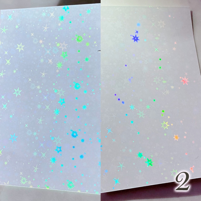 オーロラビームネイルシール