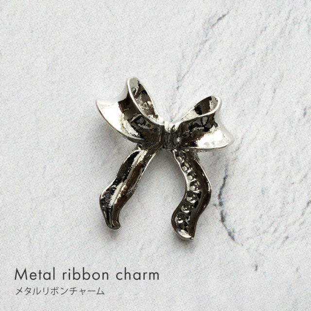 ネイルパーツ パールリボン ダイヤモンドストーン クリスタルストーン