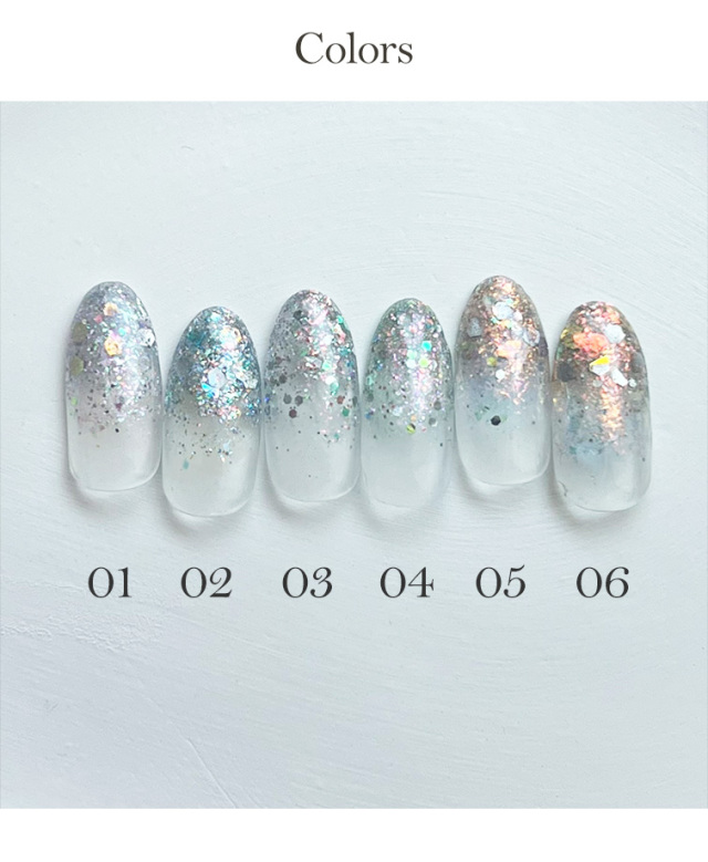 ゆうパケット対象商品】 キラキラネイル オーロラネイル ネイルアート