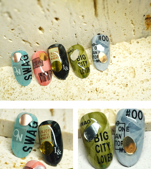 アルファベットネイルシール特大R-1,2 Amazon.co.jp: アルファベット シール 12枚 3mm レジン 金属