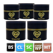 HEMAフリー グレース超よくばりセット(ベース・クリア・スカルプ・クリスタルワイプレストップ・マットトップ各15ml)