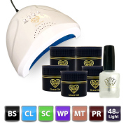 HEMAフリー TPOフリー プレミアムアシッドレスプライマー&超よくばりセット(各15ml)＋48Wライト