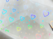 【ゆうパケット対象商品】ニュアンスネイル　ニュアンスアート　オーロラネイル　ハートビームネイル　オーロラビームネイルシール 1～8