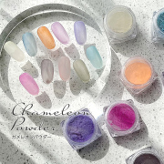 【ゆうパケット対象商品】氷ネイル　色が変わる　カメレオンネイル　紫外線で色が変わる！カメレオンパウダー0.3g