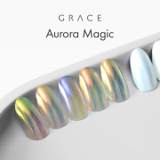 【ゆうパケット対象商品】 角度によって鮮やかに発色するオーロラパウダー GRACE オーロラマジック