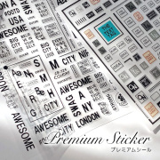 ネイルシール 英文字シール アルファベットシール プレミアムシール