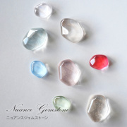 カラーチャート ガラス製カラーチャート ニュアンスジェムストーン20個入