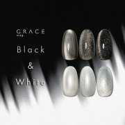 マグネットネイル 真のブラック＆ホワイト GRACE Black ＆ White  3g[会員割引対象]