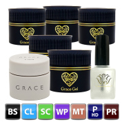 HEMAフリー プレミアムアシッドレスプライマー&グレースジェル超よくばり＆Pハードセット(各15ml)