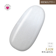 【在庫限り】【ゆうパケット対象商品】HEMAフリー ラブリーカラージェル3ml サテンホワイト L028