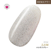 【ゆうパケット対象商品】HEMAフリー ラブリーカラージェル3ml エレガントグレー L038