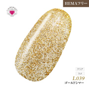 【ゆうパケット対象商品】HEMAフリー ラブリーカラージェル3ml ゴールドシマー L039