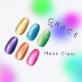 ●ゆうパケット不可●ネオンクリアカラー マグジェル うるマグ キャッツアイネイル GRACEマグNeon Clear H01～H06 全色セット 各4ml[会員割引対象]