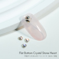 韓国ネイル ネイルパーツ ビジューネイル 平底クリスタルストーン ハート 3mm 10粒　