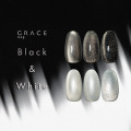 マグネットネイル  真のブラック＆ホワイトカラー GRACE Black ＆ White  3g全色セット[会員割引対象]