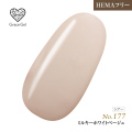 ●ゆうパケット不可●【まとめ買いでお得☆】10個購入で5%OFF グレースジェルカラー8ml ミルキーホワイトベージュ G177 [会員割引対象]