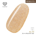 ●ゆうパケット不可●【まとめ買いでお得☆】10個購入で5%OFF グレースジェルカラー8ml スパークリングゴールド G31 [会員割引対象]