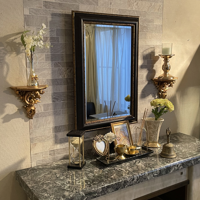 創価学会壁掛仏壇「鏡壇ミラリエ」レトロブラウン