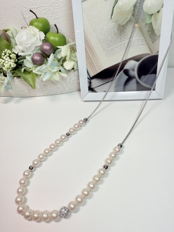 スワロパールネックレス