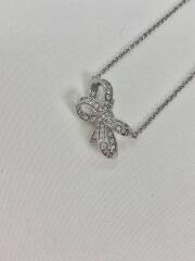 リボン型ショートネックレス