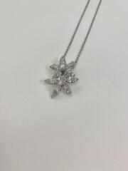 ２つのお花ショートネックレス