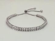 角型スワロアジャスタブレスレット