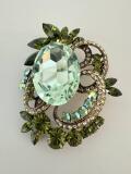 グリーン系ブローチ