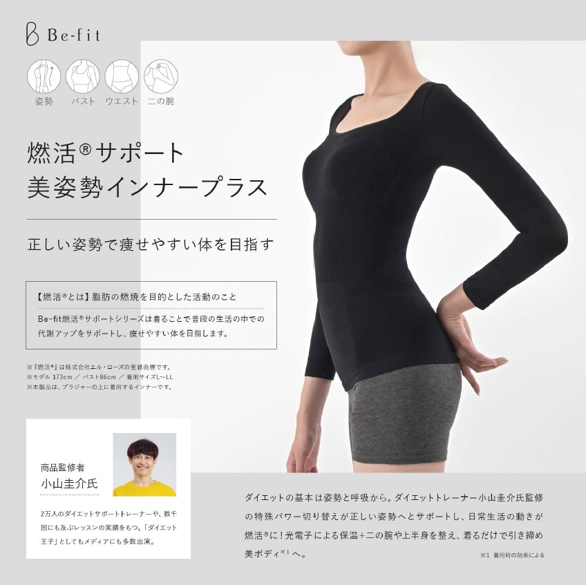 ＜新商品＞燃活サポート 美姿勢インナープラス
