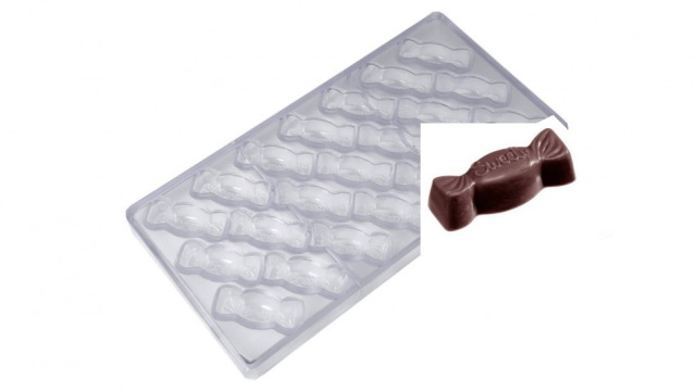 チョコレート型cw1363 ChocolateWorld キャンディ(49mm×19mm＝11g