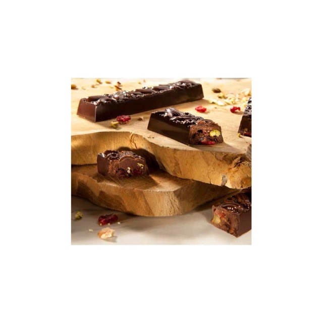 cw1872チョコレート型ChocolateWorld muesli Bar(ナッツ模様バー