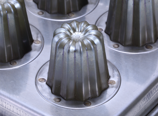 出荷待ち5日～45日】カヌレ・ド・ボルドー45mm cannele(カヌレ型