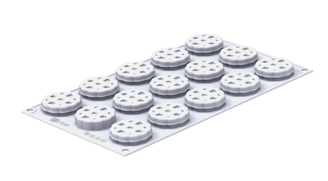 超軟シリコン型 CROSTATA XS 20 クロスタータXS20 (ワッフル模様) 直径