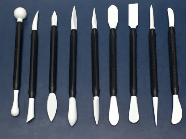 マジパンスティック Set 9pz black modelling tools シュガー細工用