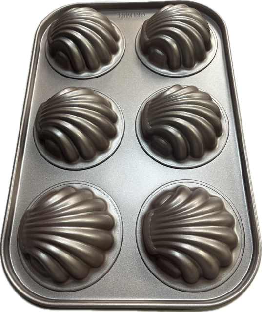 カーボンスチール製 コキーユ型(ホタテ・ほたて・マドレーヌ型