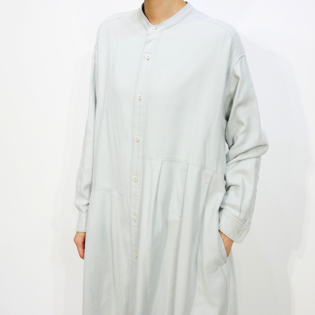 コットンキュプラネルアシンメトリータックワン