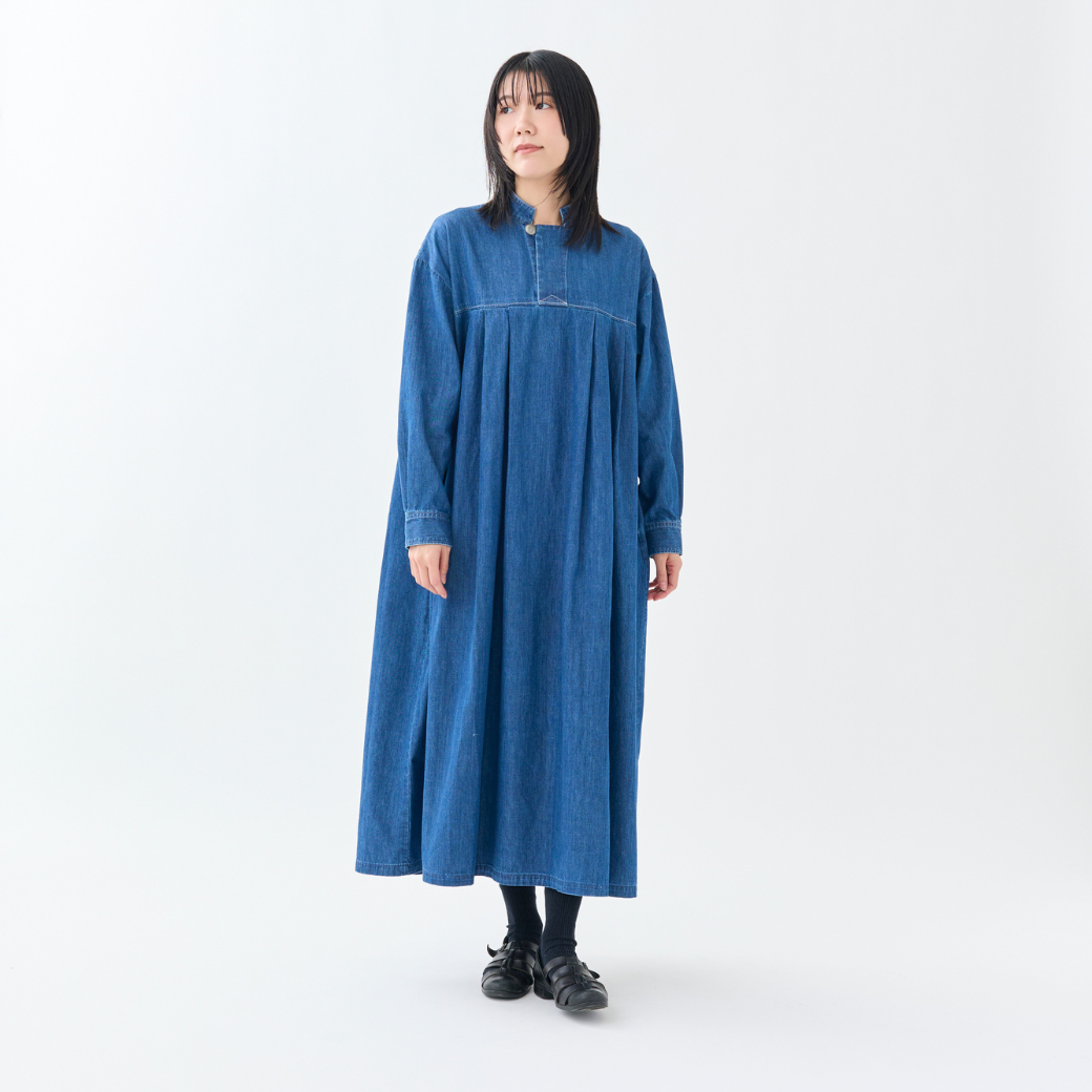 2026年2月お届け】6ozデニムコンチョボタンワンピース KATO` GRANDMA