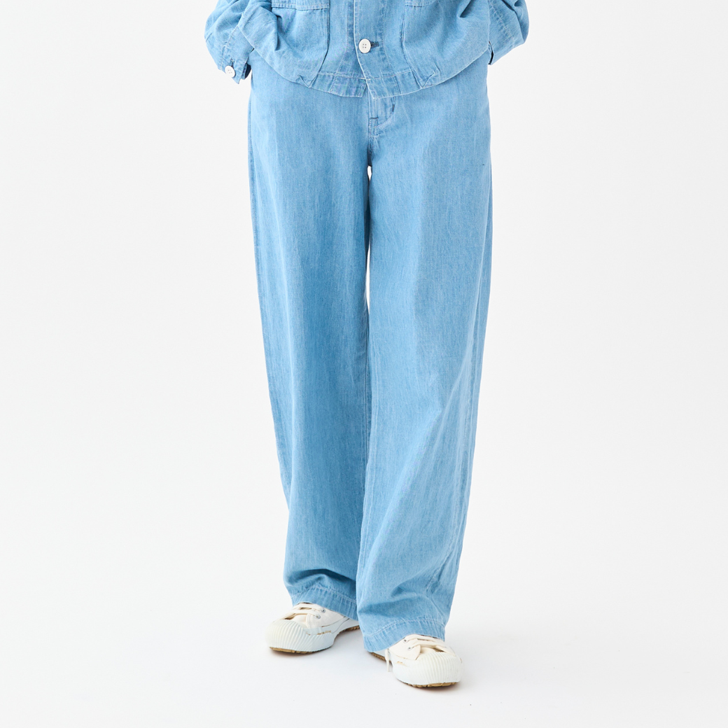 6oz綿麻デニムペインターパンツ